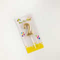 GOLDEN NUMBER CANDLES