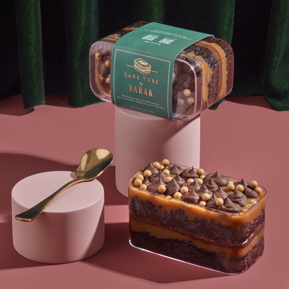 SALTED CARAMEL CAKE TUB