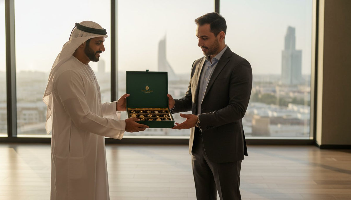 Impressive Client Closing Gifts in Sharjah: The Connoisseur’s Guide to Edible Luxury