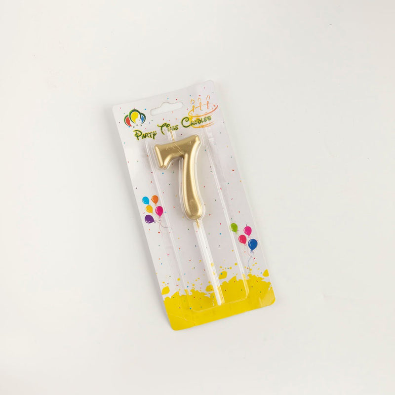 GOLDEN NUMBER CANDLES