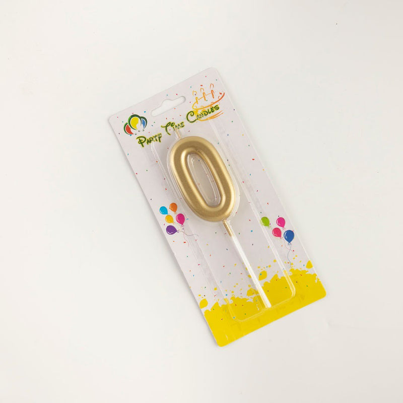 GOLDEN NUMBER CANDLES