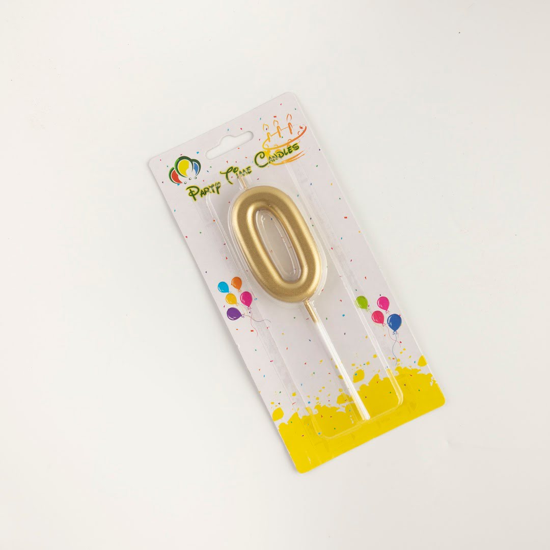 GOLDEN NUMBER CANDLES
