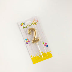 GOLDEN NUMBER CANDLES