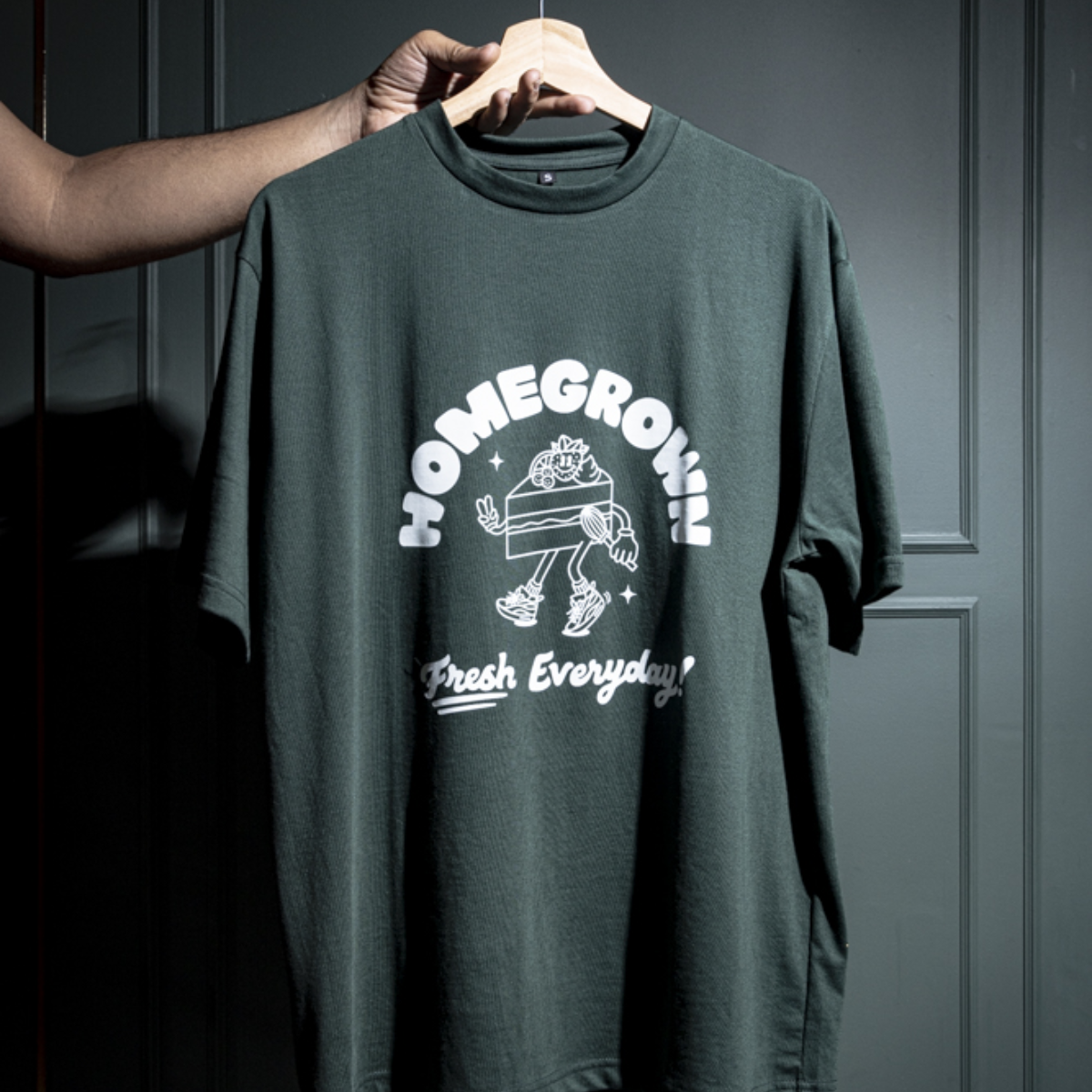 HOMEGROWN TSHIRT - BRITISH RACING GREEN