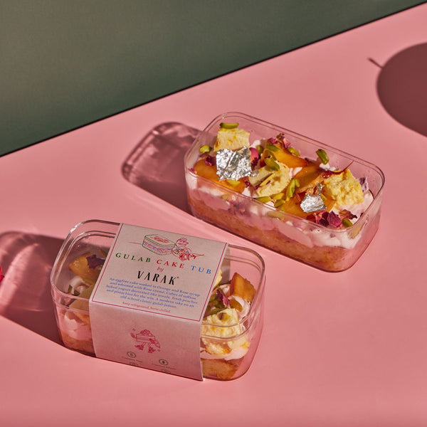 Gulab Cake Tub