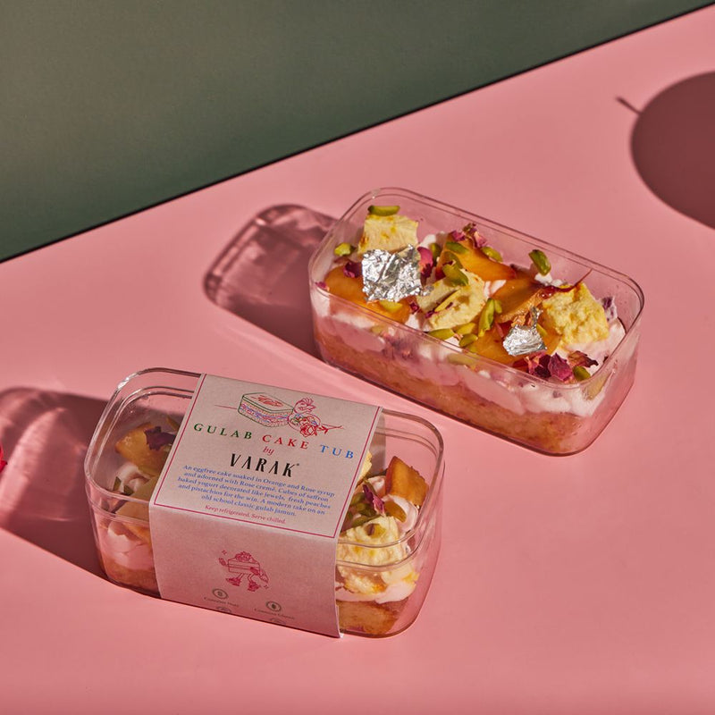Gulab Cake Tub