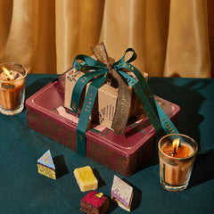 Mithai box with Karak Candle