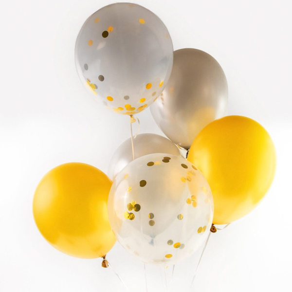 LATEX HELIUM BALLOON – BUNCH OF 6