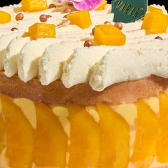 Mango Custard Cake