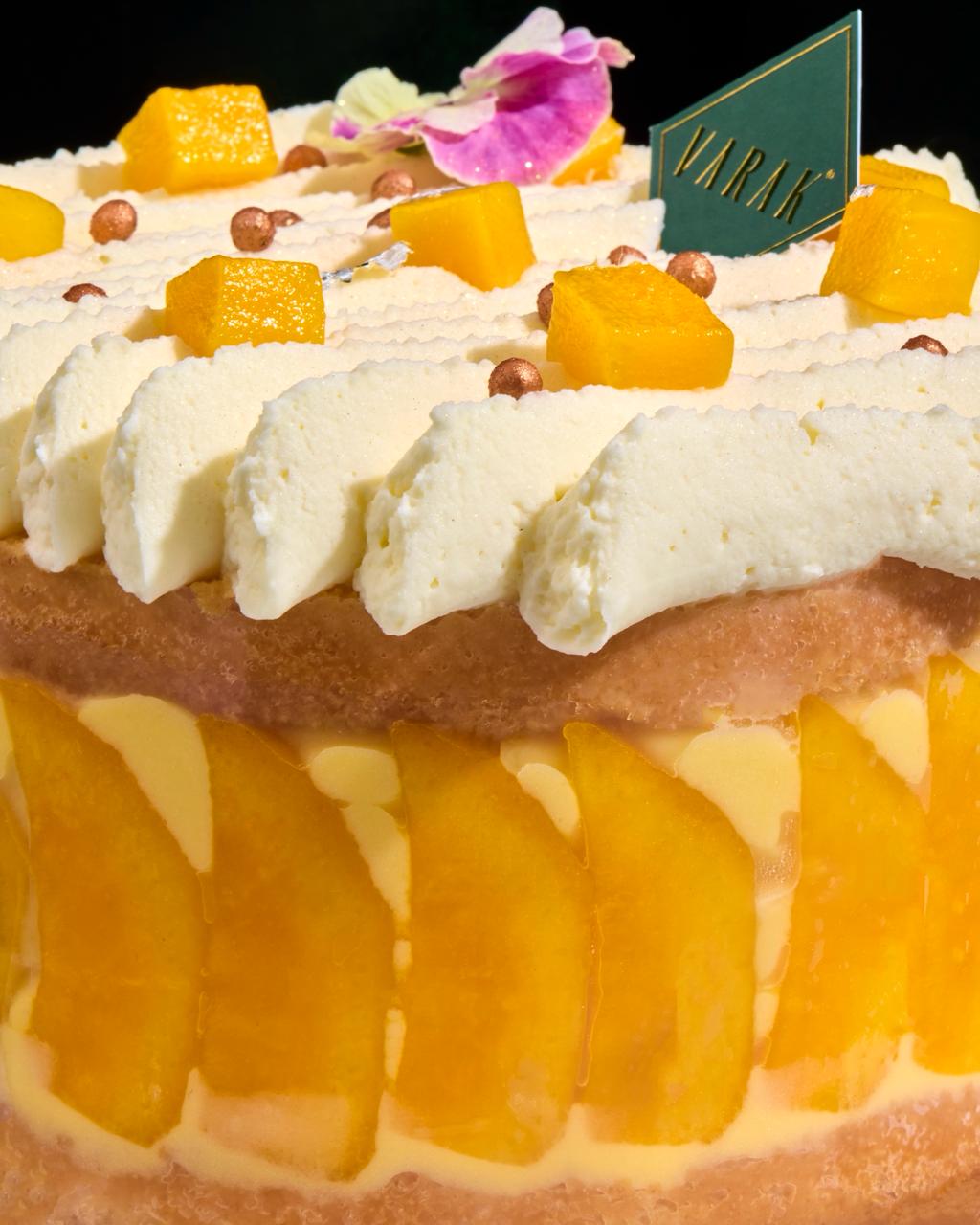 Mango Custard Cake