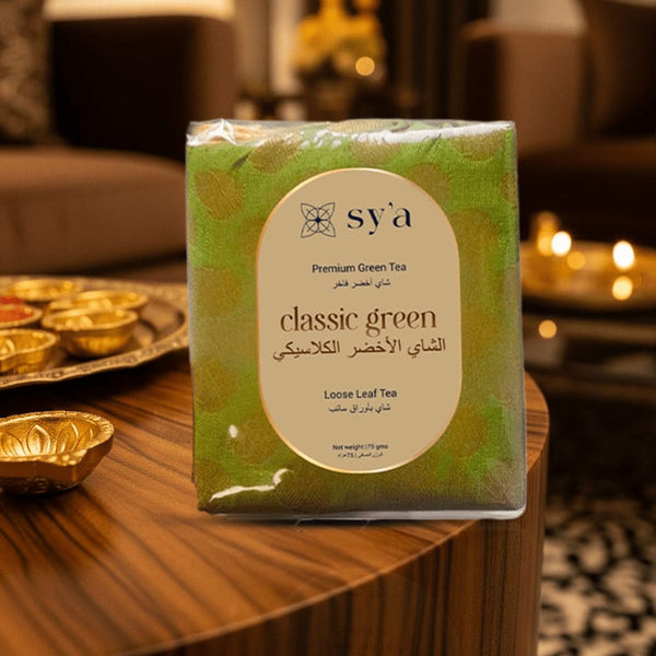 Sy'a's Classic Green Tea Potli