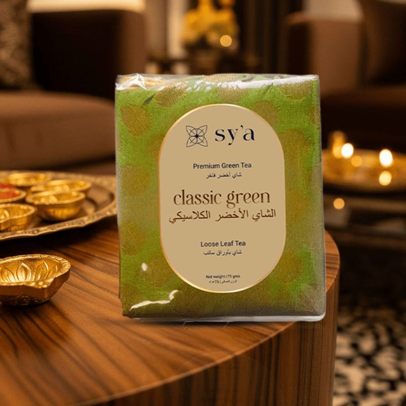 Sy'a's Classic Green Tea Potli