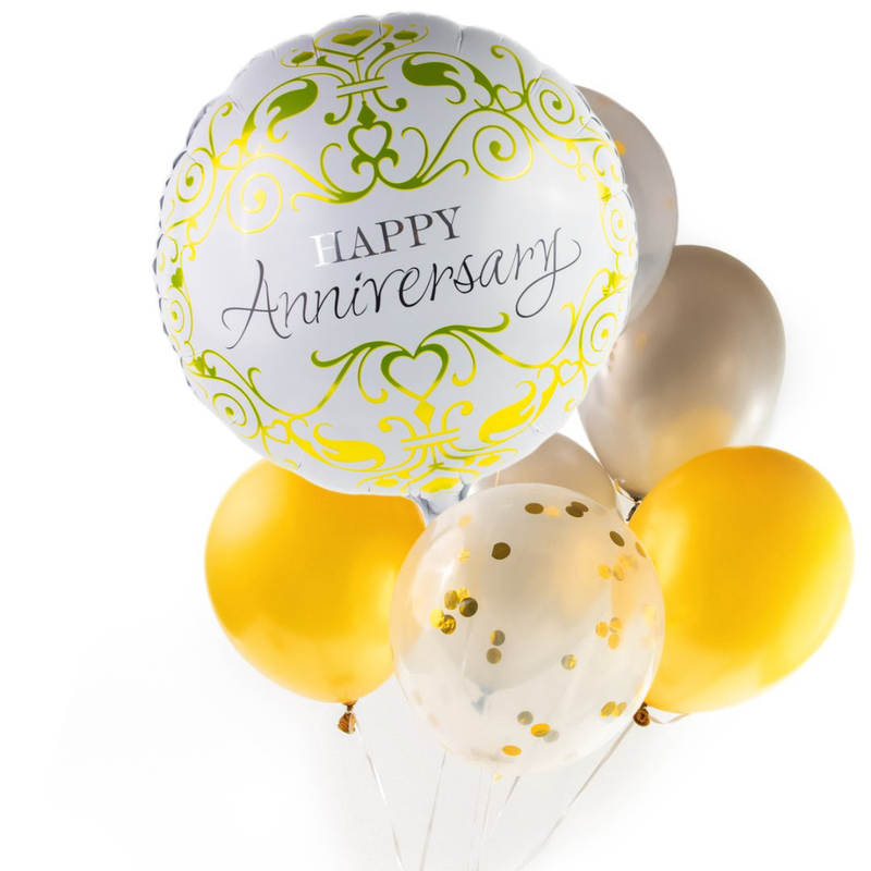 HAPPY ANNIVERSARY HELIUM BALLOON