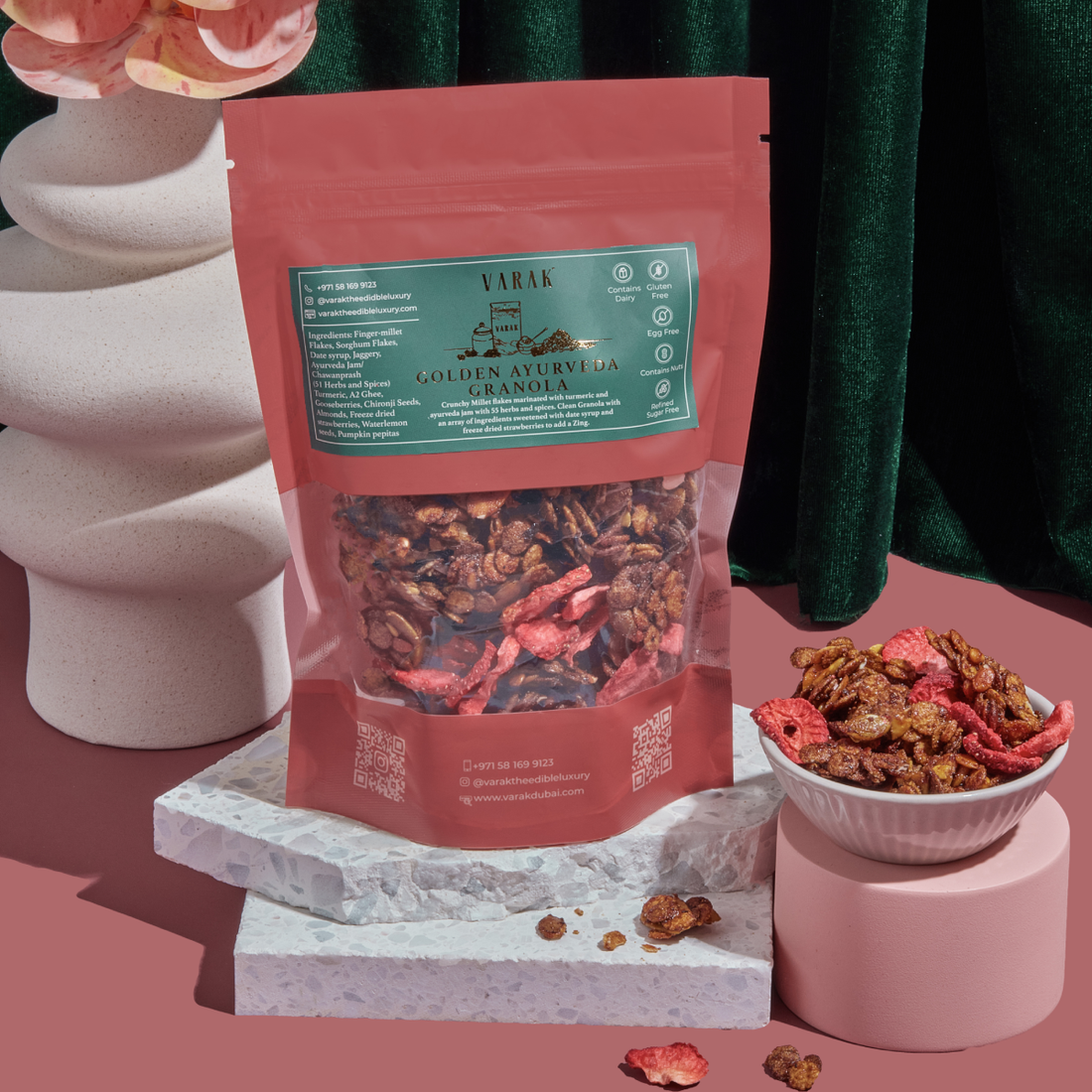 GOLDEN AYURVEDA GRANOLA POUCH