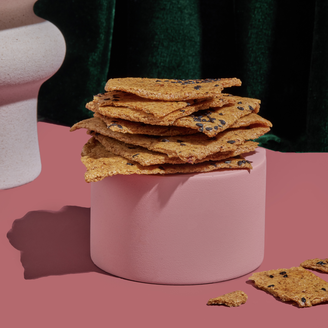 PERI PERI AMARANTH CRACKERS